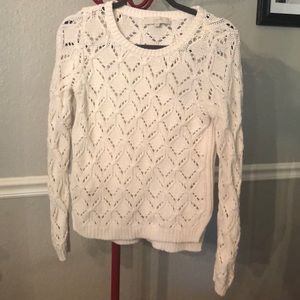 LOFT, cream coloured sweater, Size S